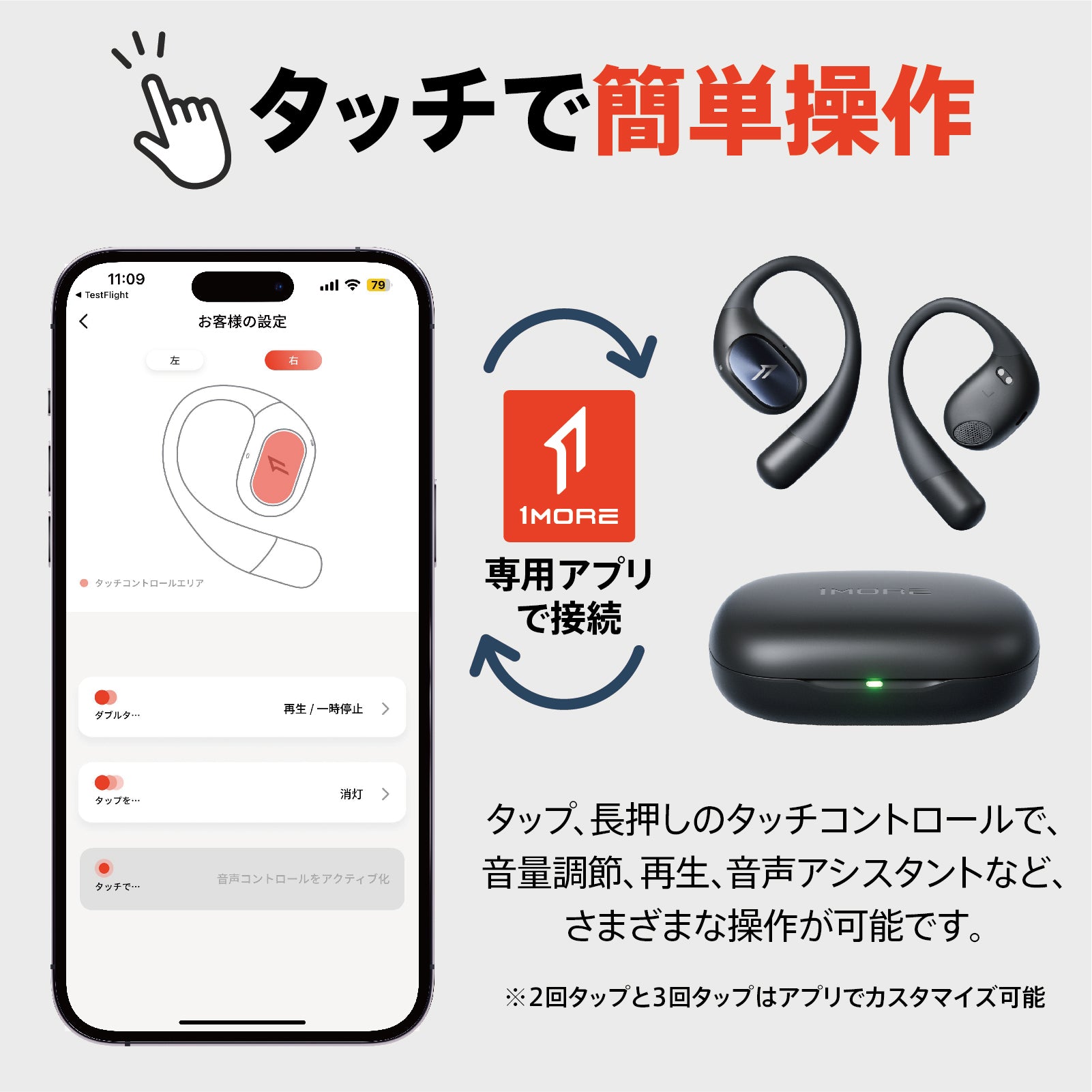 1MORE Open Earbuds S31 オープンイヤーイヤホン