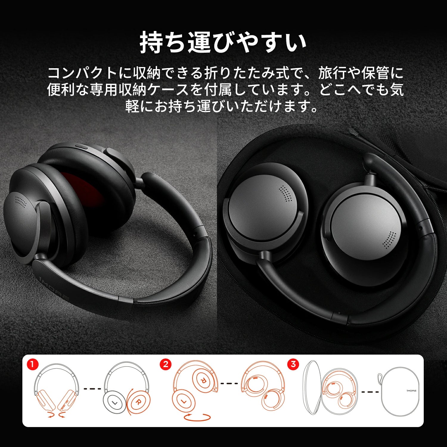 1MORE SonoFlow ワイヤレスヘッドホン
