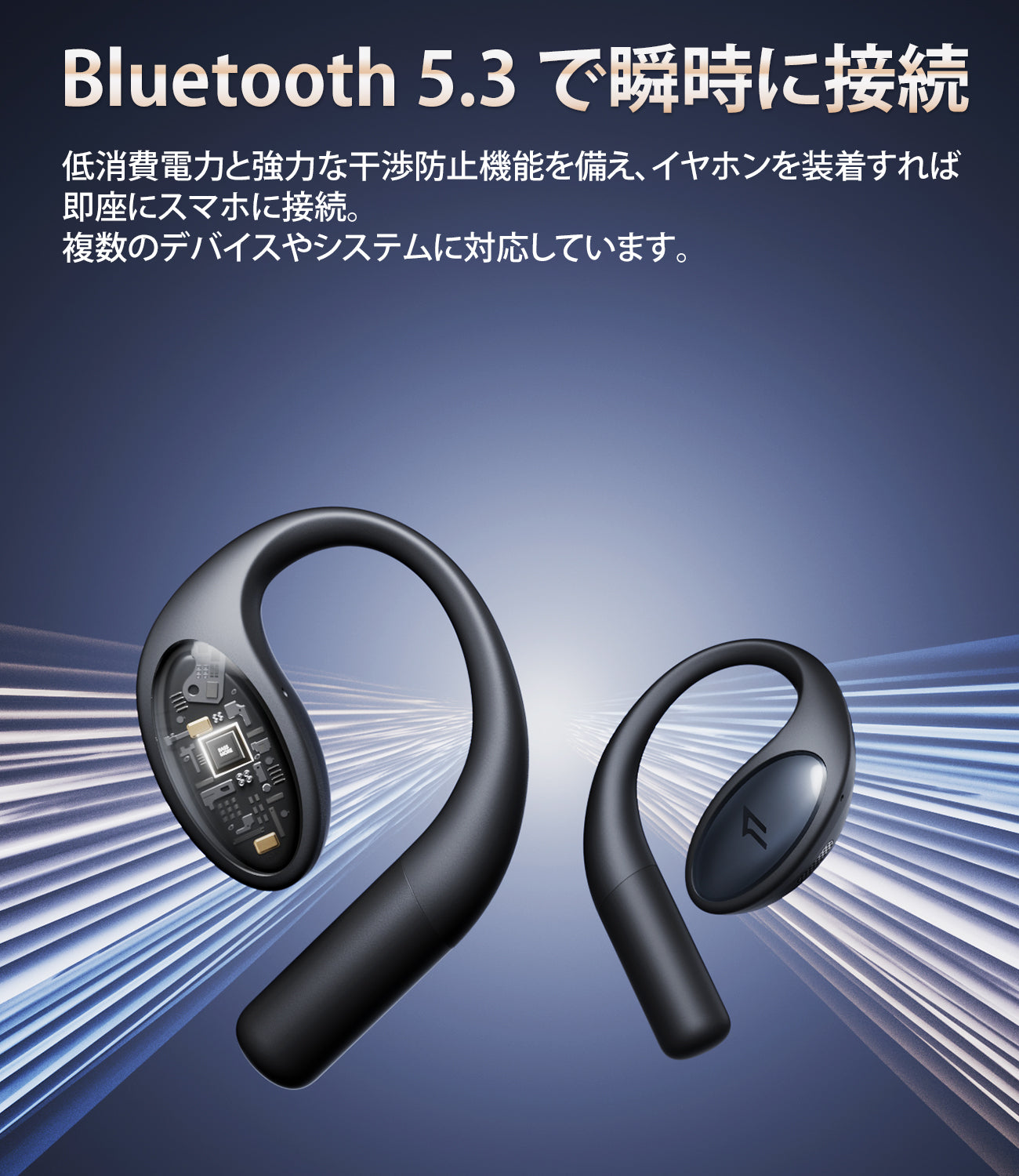 1MORE Open Earbuds S51 オープンイヤーイヤホン